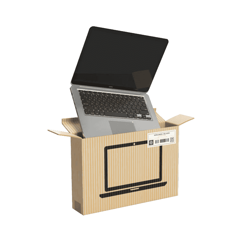 Cutii ondulate de ambalare pentru laptop