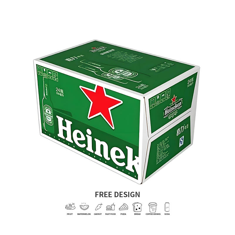 Cutii de ambalare cu alcool ondulat