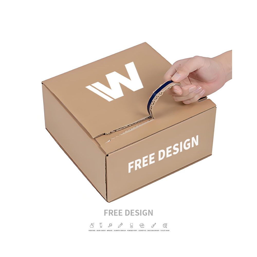 Cutii de transport din carton cu bandă lacrimală